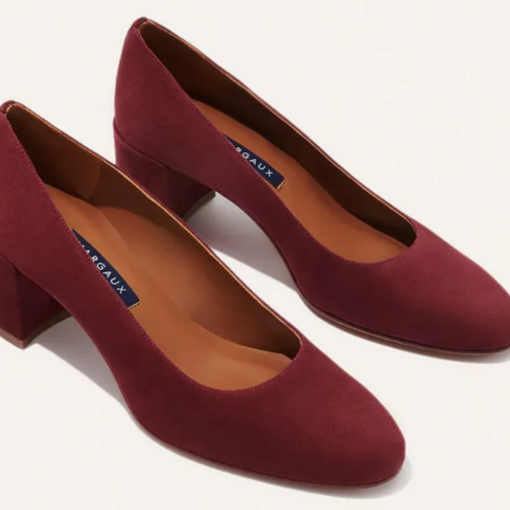 Margaux Women's Red Suede Heels